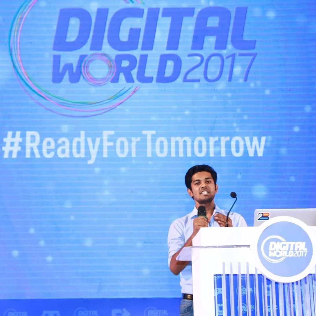Speaking at Digital World 2017