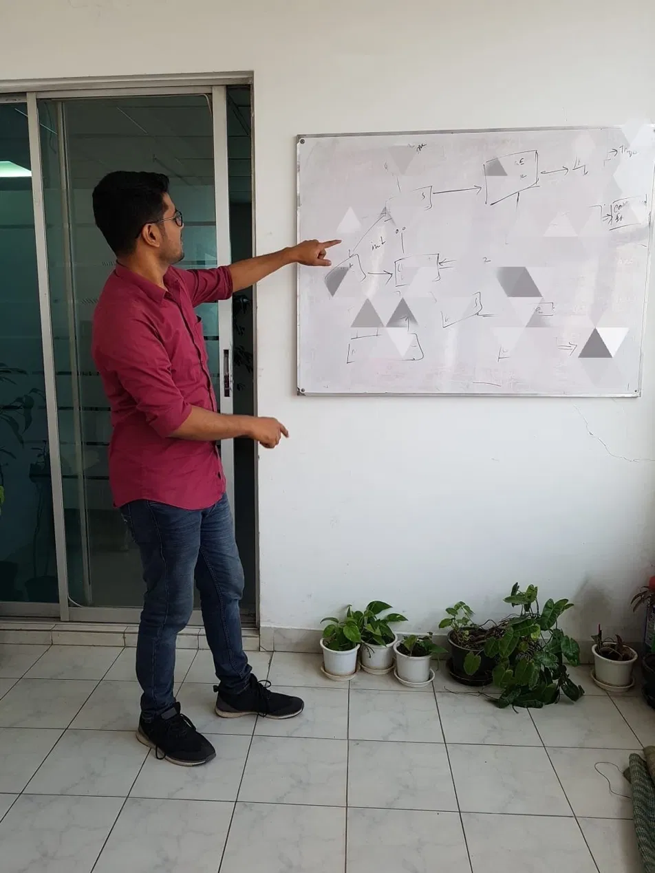 Whiteboard session